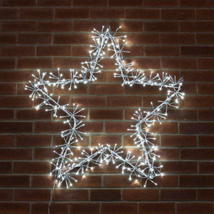 Starburst Star 90cm Silver