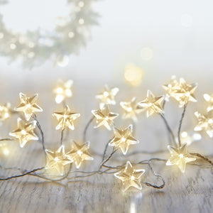 80 Star Cluster Lights Warm White