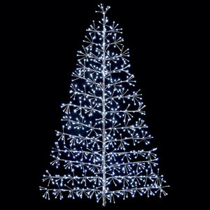 Starburst Tree 120cm Silver