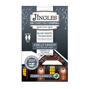 240 Snowfall Lights Blue & White